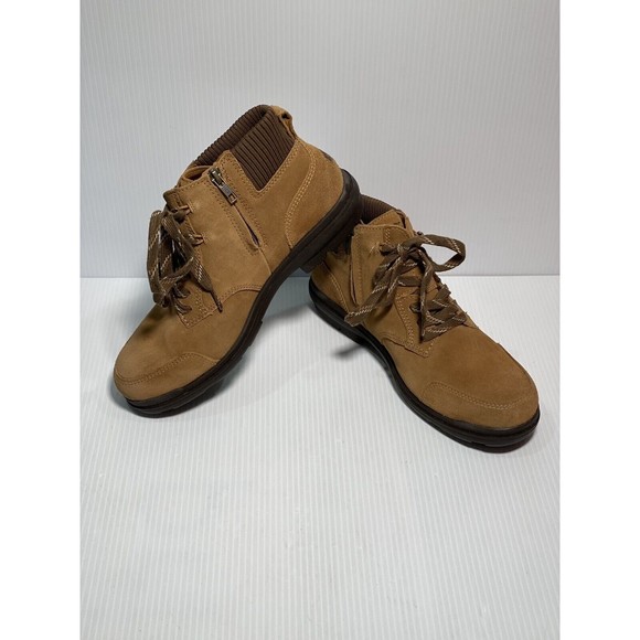 UGG Women's Chestnut Suede HAPSBURG Waterproof Ankle Boots size 11 - Picture 2 of 7